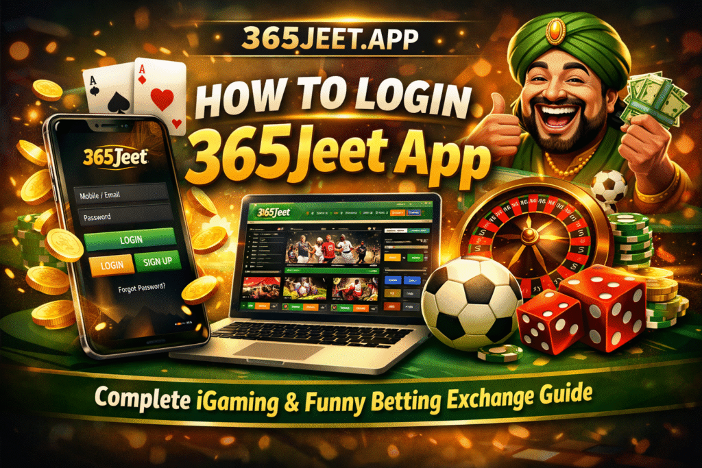 How to Login 365Jeet App – Complete iGaming & Funny Betting Exchange Guide